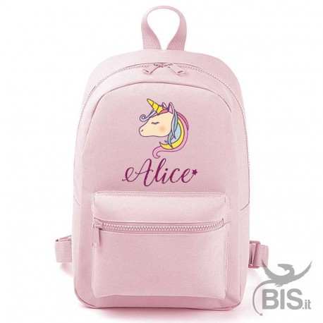 unicorn monogram backpack