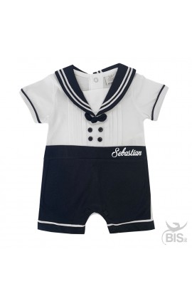 personalized baby boy romper