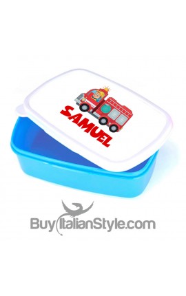 Lunch box and Snacks "Monsters", customizable with name