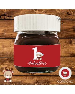 Kit 10 pz Mini Nutella "Christmas time" da personalizzare