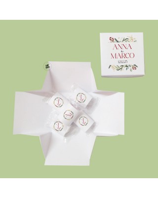 Kit 10 pz Scatola pop-up porta confetti "Linea Cortina"