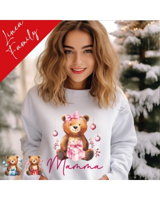 Felpa Personalizzabile Donna "Linea Family Xmas Magic"