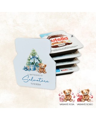 Kit 6 pz Nutella monoporzione "Linea Xmas Magic" da personalizzare