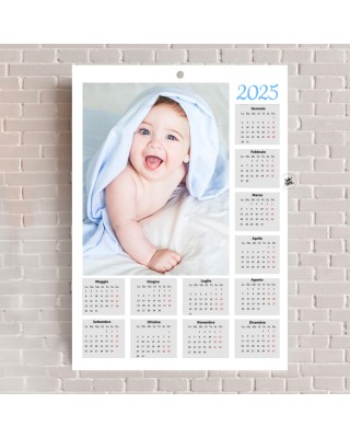 calendario un foglio personalizzabile