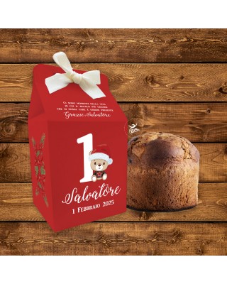 Kit 5pz porta Panettone mini " Linea Christmas Time" da personalizzare