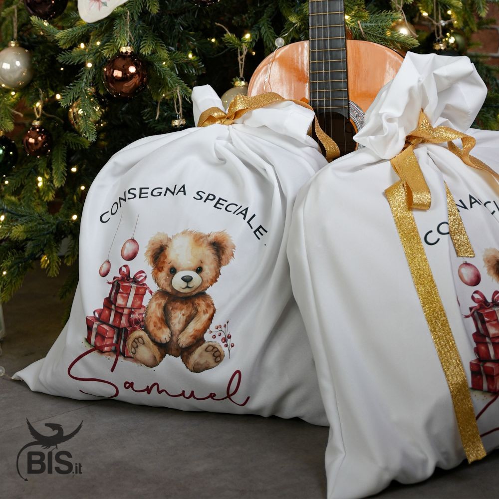 Sacco regalo "Linea Xmas Magic" da personalizzare