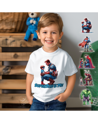 T-shirt "SuperDad & Me"