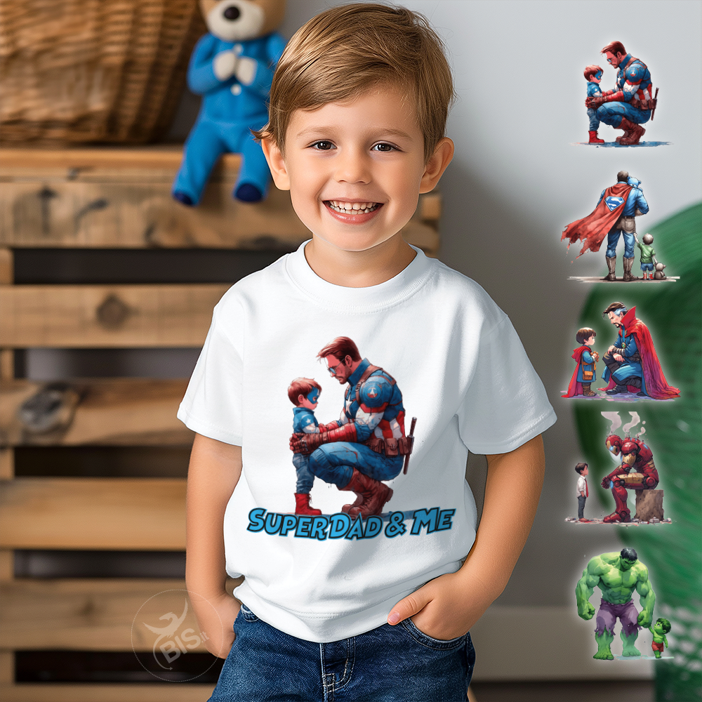 T-shirt "SuperDad & Me"